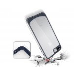 Wholesale iPhone 7 Clear Armor Hybrid Case (Silver)